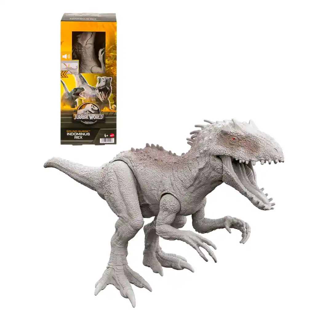 Jurassic World Dinosaurio De Juguete 30 Cm Sound Surge Rex