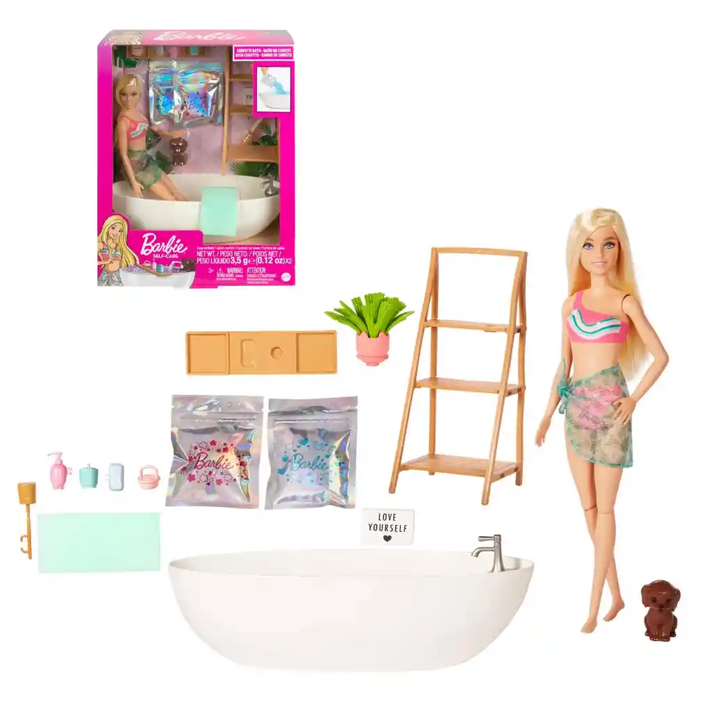 Barbie Set De Juego Baño De Burbujas