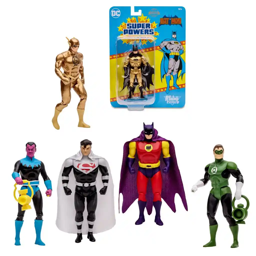 Figura Dc Direct Super Powers 13 Cms De Mc Farlane