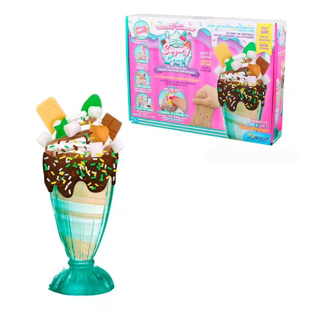 Set De Creaciones Slime Formula Original Slimy - Helados