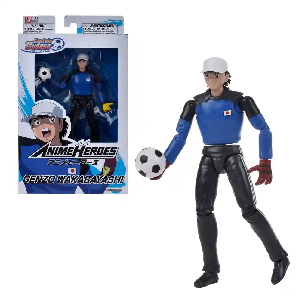 Figura Supercampeones Capitan Tsubasa 17 Cms De Bandai - Genzo Wakabayashi