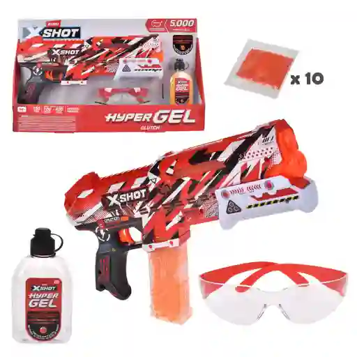 Lanzador De Bolitas De Gel X-shot Small Blaster Hidrogel Con 5000 Bolitas