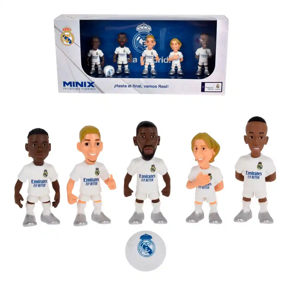 Pack 5 Futbolistas 7 Cm - Real Madrid 2