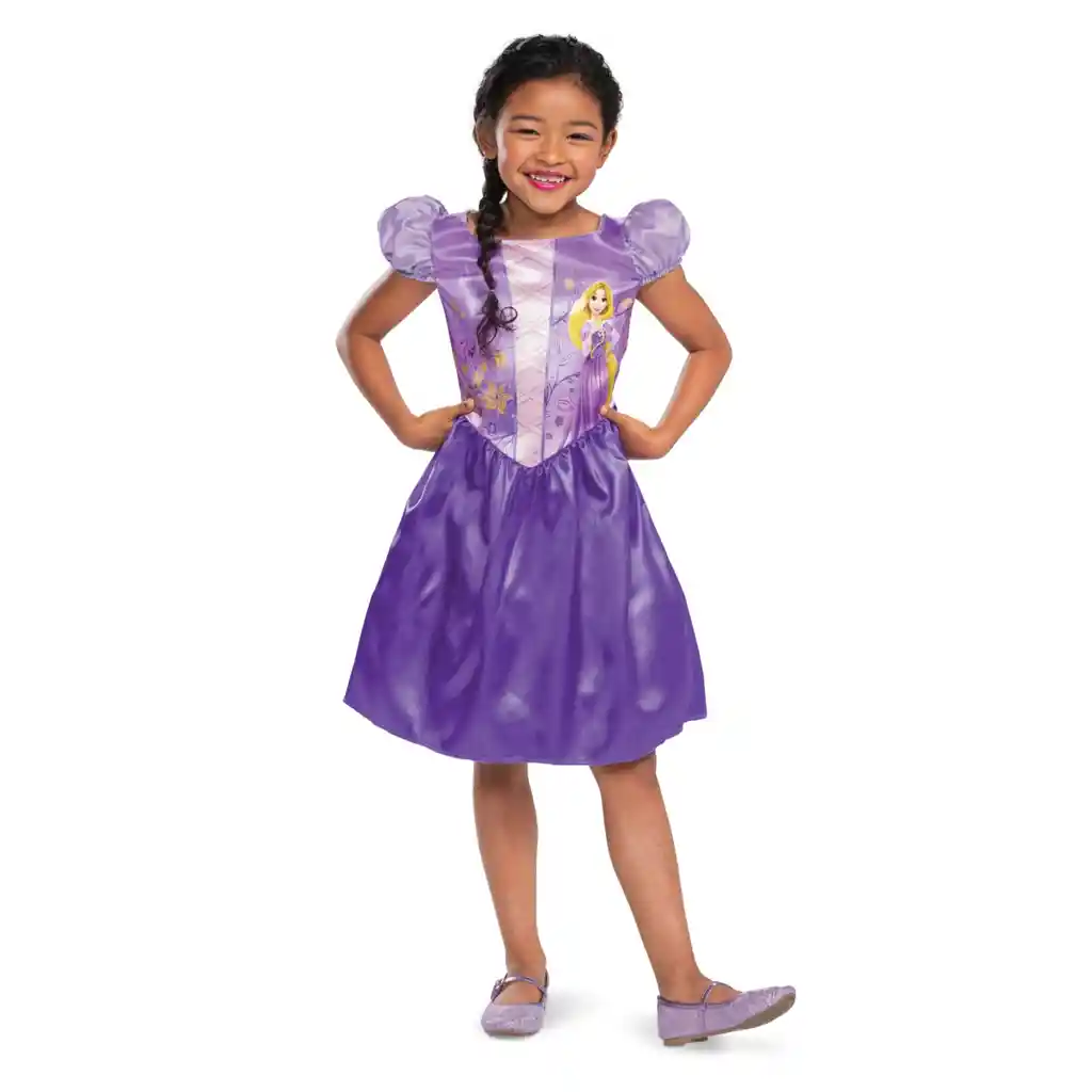 Disney Princesas Disfraz Rapunzel - Talla M (7-9)