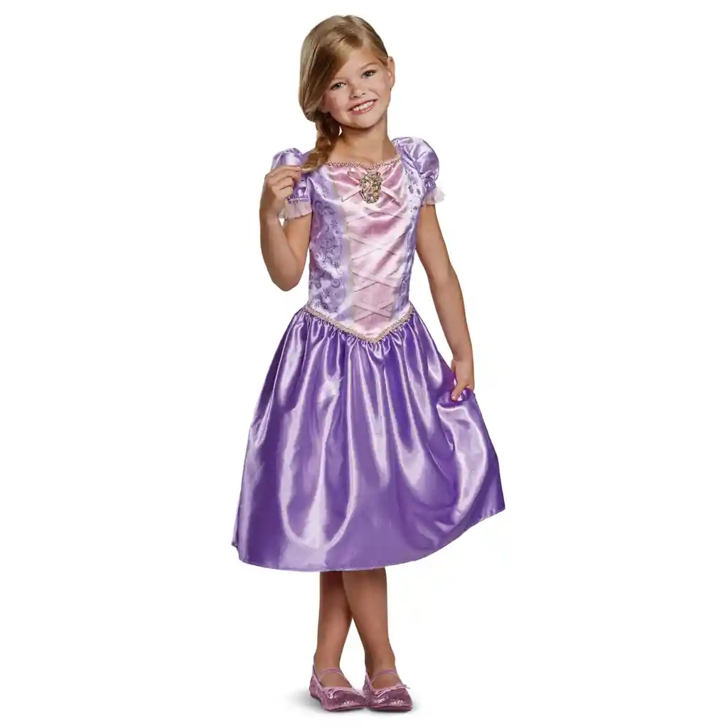 Disfraz Princesas Básico - Rapunzel Intek - Talla S/p (4-6x)
