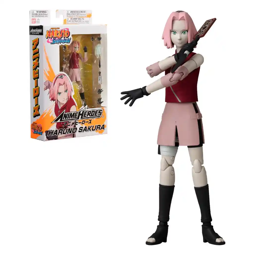 Figura 17 Cms Legendaria Anime Heroes Naruto De Bandai - Haruno Sakura