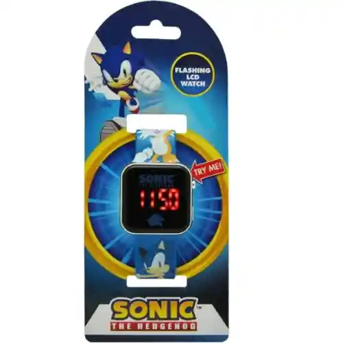 Sonic The Hedgehog Reloj Led