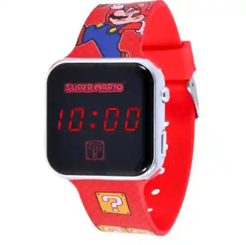 Super Mario Reloj Led