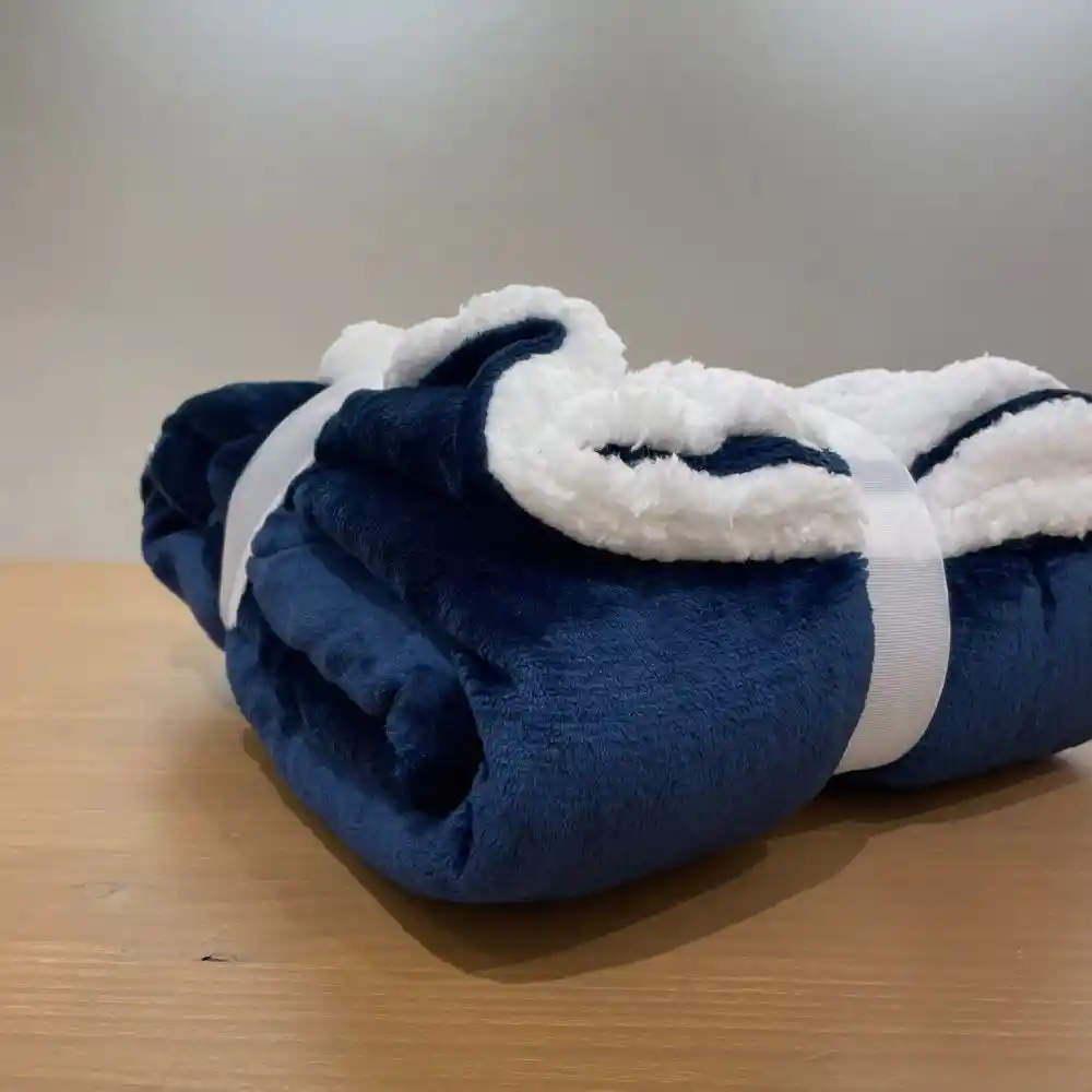 Manta Sherpa Fleece Dark Blue