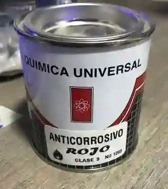 Anticorrosivo Rojo 1/16 Gl. Clase 3 Quimica Universal