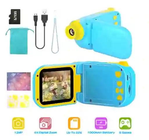 Cámara De Video Digital Recargable Niños