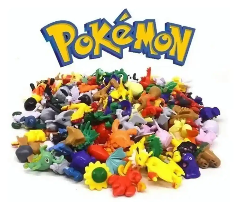 Set De 24 Mini Figuras Pokemon 2 A 3 Cm No Se Repiten Azar!!