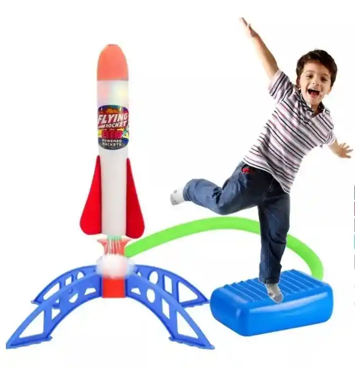 Juguete Lanzador De Cohete Infantil Space Rocket Aire Libre