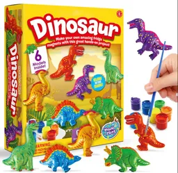 Set Manualidades Crea Moldea Y Pinta Dinosaurios