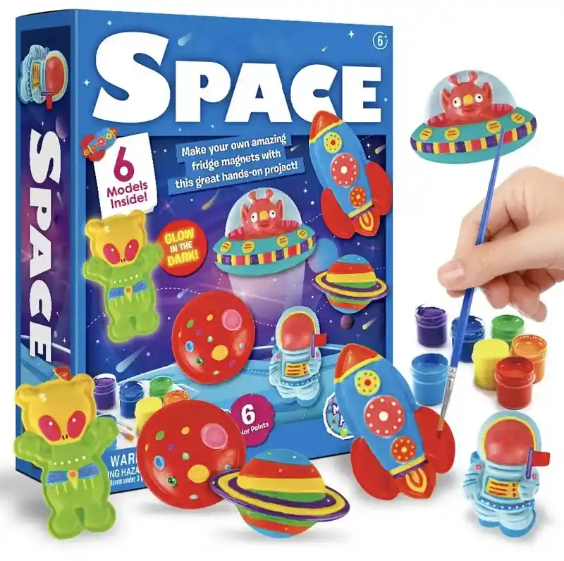 Set Manualidades Crea Moldea Y Pinta Figuras Del Espacio