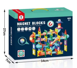 Set De Construcción 105 Piezas Magnéticas Blocks Luminosos