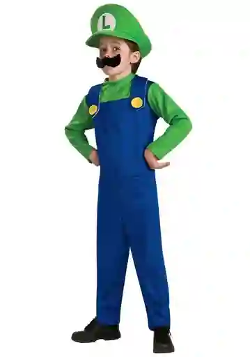 Disfraz Niño Super Mario Bross Luigi M