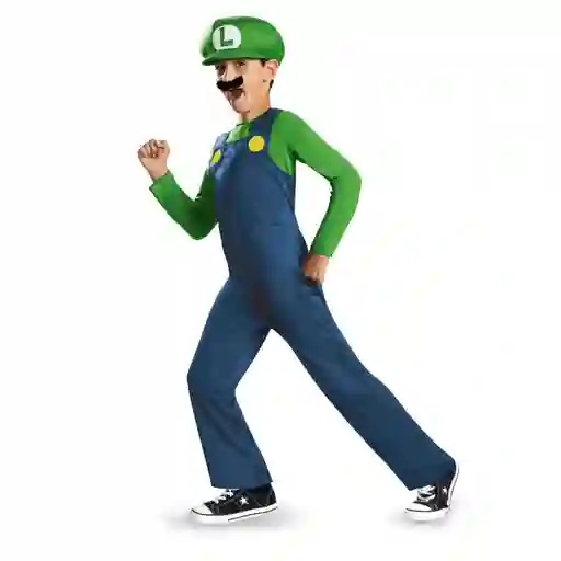 Disfraz Niño Super Mario Bross Luigi Xl