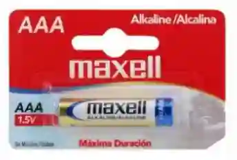 Pilas Alcalina Maxell Aaa X 1