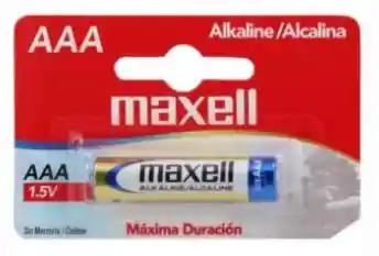 Pilas Alcalina Maxell Aaa X 1