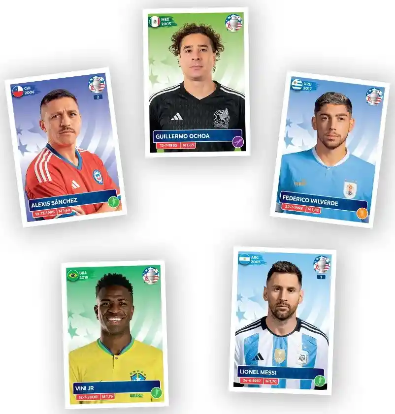 Pack 1 Album + 5 Sobres Copa America2024