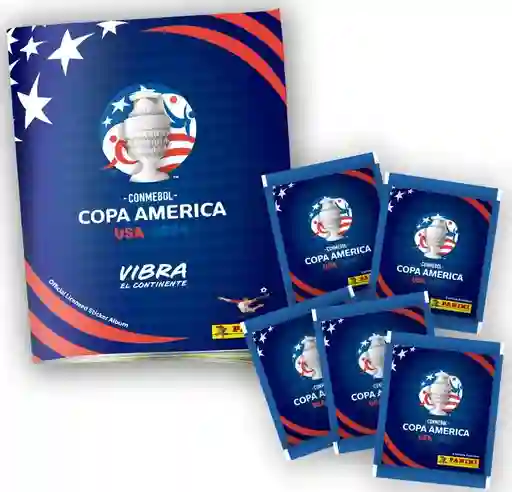 Pack 1 Album + 5 Sobres Copa America2024