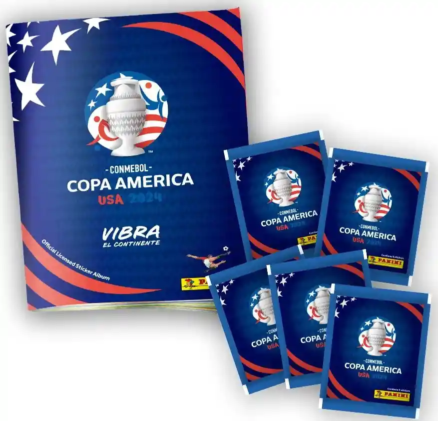 Pack 1 Album + 5 Sobres Copa America2024