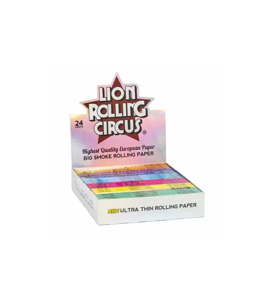 Display Papel Silver King Size X24 Lion Rolling Circus