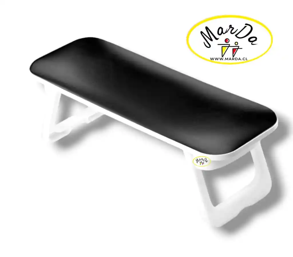 Posamanos Negro Portatil Almohadilla Para Manicure Pedicure Grande
