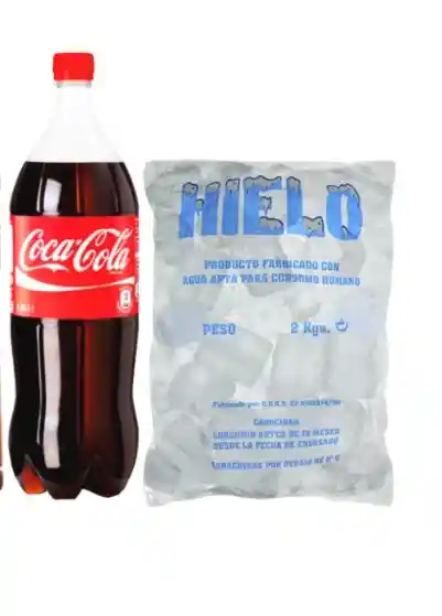 Promo Coca Cola 1.5lt + Hielo