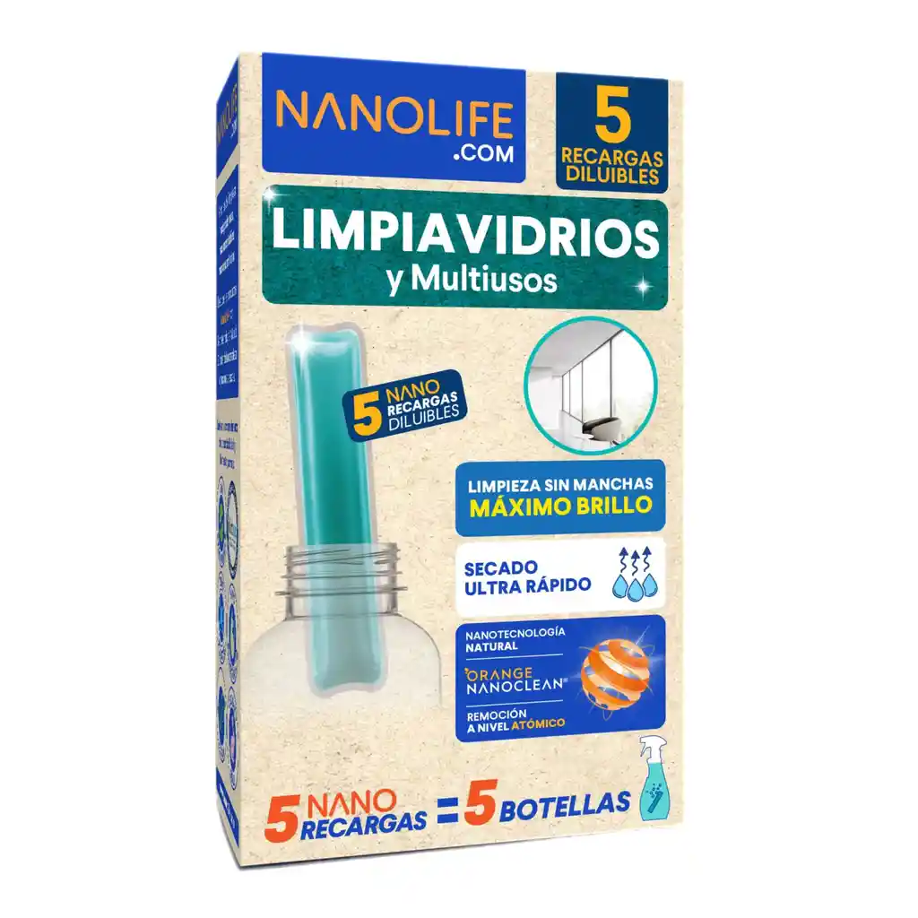 Limpiavidrios Recarga Rinde 600ml