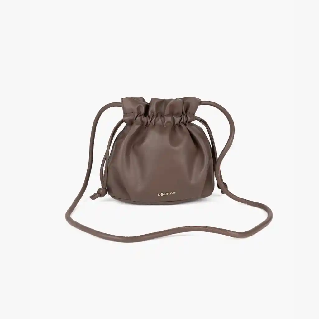 Cartera Bandolera Mujer Bucket Café