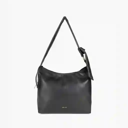 Cartera De Hombro Mujer Con Nudo Negro