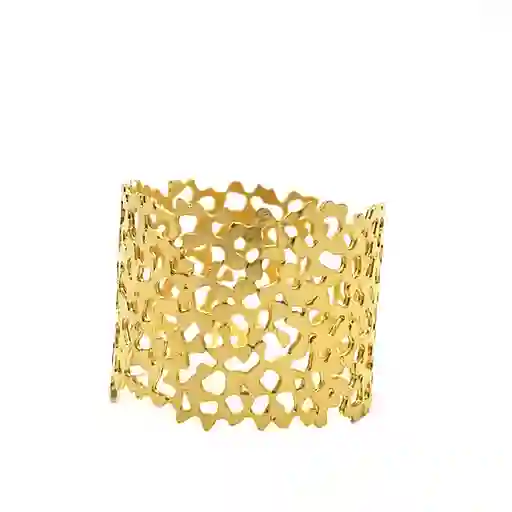 Anillo Hojas De Otoño Enchapado Oro 18k