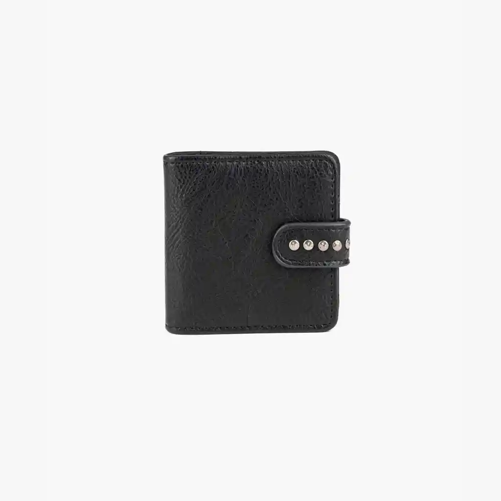 Billetera Mujer Flap Negro