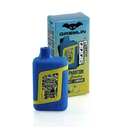 Gremlin Blue Razz Lemonade Ice 9000 Puff 5%