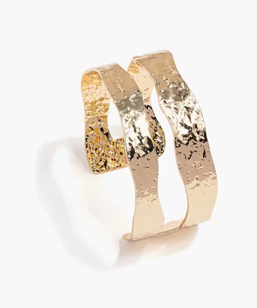 Esclava Mujer Textura Dorado