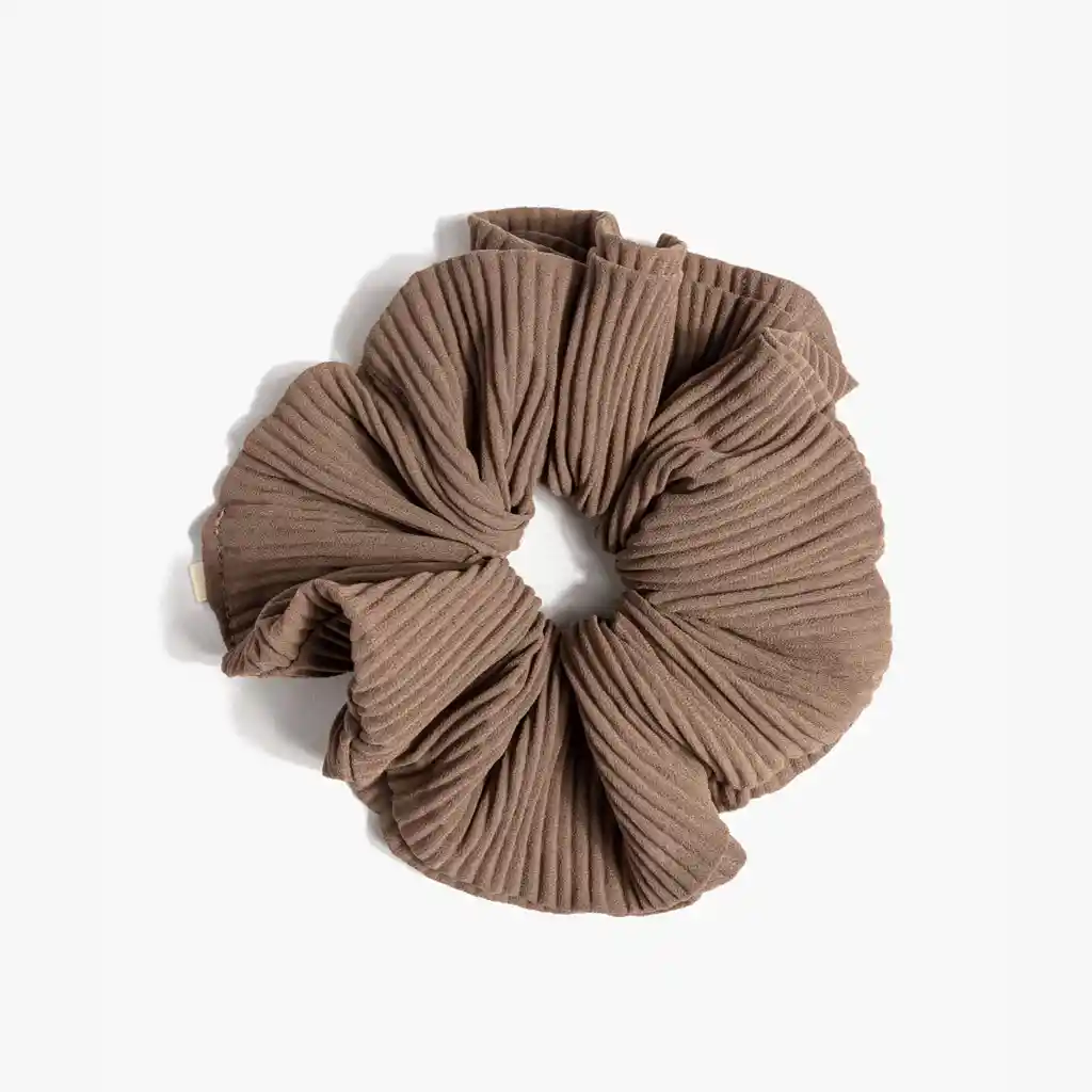 Collet Mujer Plisado Café