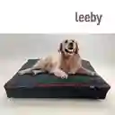 Leeby Colchón Impermeable Antipelo Gris Para Perros