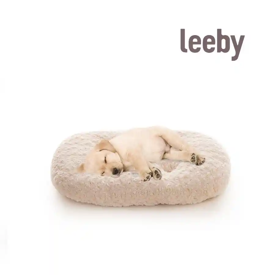 Leeby Almohadilla Blanca Suave Para Cachorros