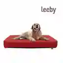 Leeby Cojín Impermeable Anti Pelos Rojo Para Perros