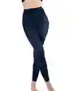 Leggins Elasticada Sin Pie 80 Denier S-m Azul