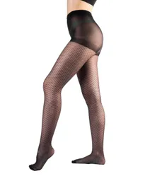 Panty Diseño 3 Negra 70 Denier L-xl Negro