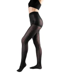 Panty Diseño 7 Negra 70 Denier L-xl