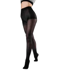 Panty Diseño 10 Negra 70 Denier L-xl