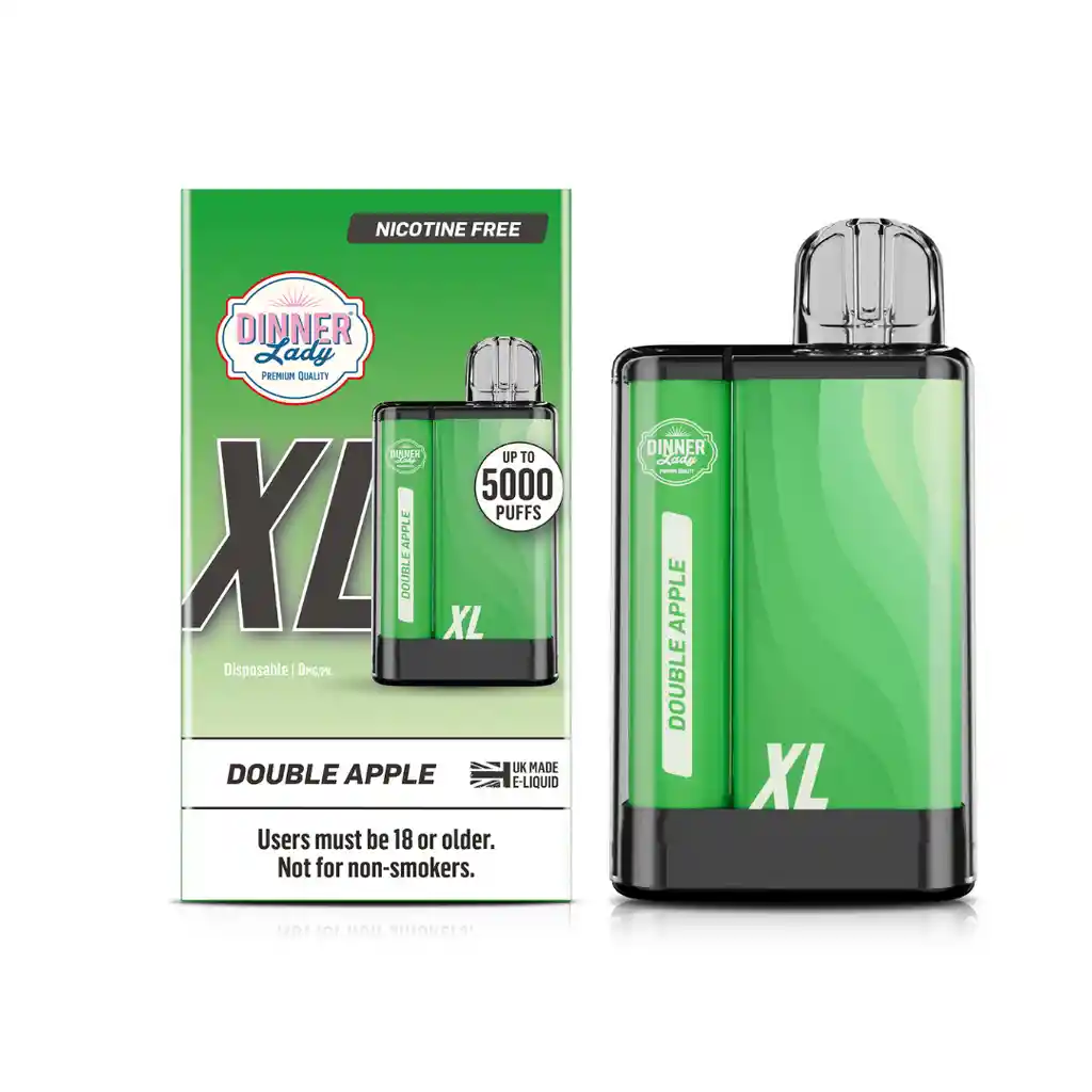 Vape Pen Xl 5000 Puff Double Apple By Dinner Lady