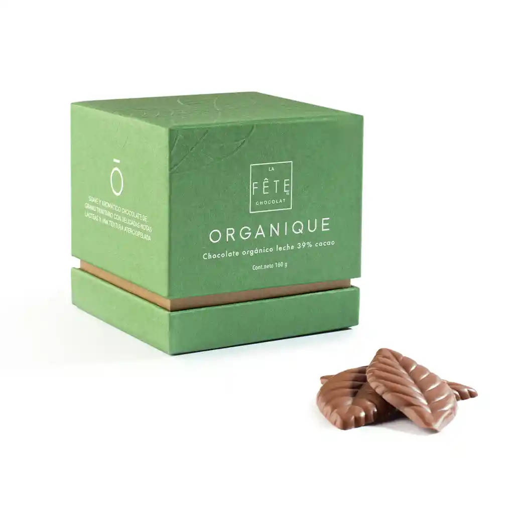 Chocolate Orgánico Leche 39% Cacao 160 G