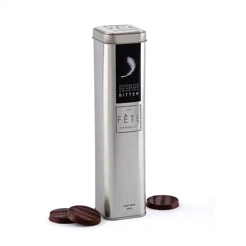 Tubo Chocolate Bitter Sin Azúcar 220 G