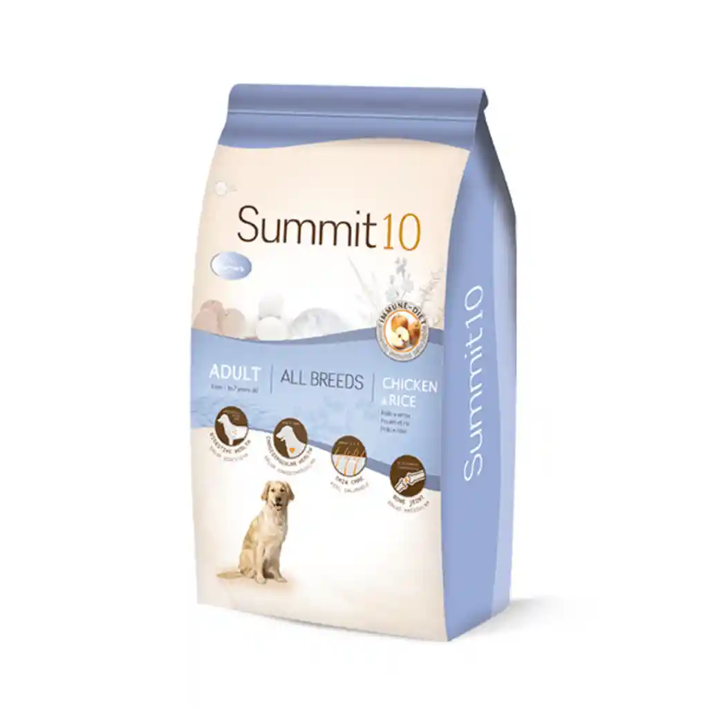 Summit 10 Canino Adulto Pollo Y Arroz 3kg