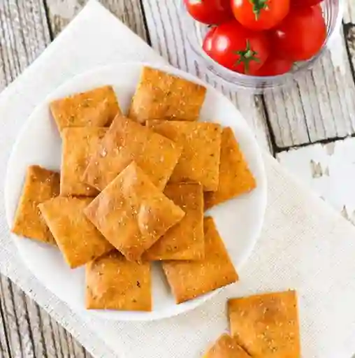 Crackers Queso De Cabra, Tomate Deshidratado, Keto, 100 Gr, Marca Tremus